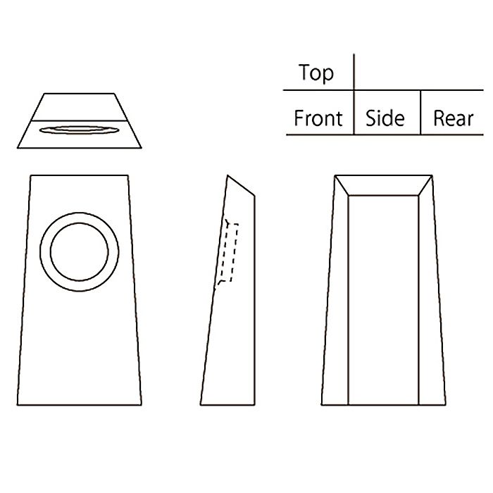 カガミクリスタル ガラス クロック 時計 Q427 | 名入れ メッセージ 名前入り