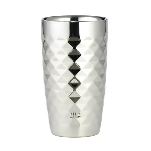 磨き屋シンジケート | 2重ビアタンブラー370ml ダイヤモンドカット仕上げ