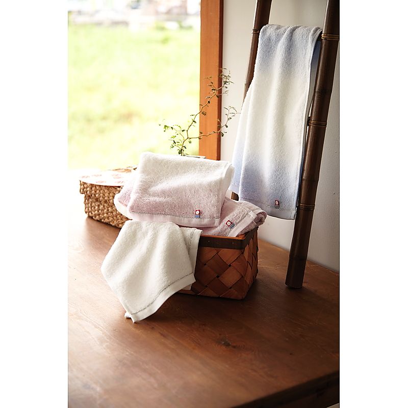 ( watairo / 今治タオル ) 今治わたいろ フェイスタオル ブルー ( 662-0582r )