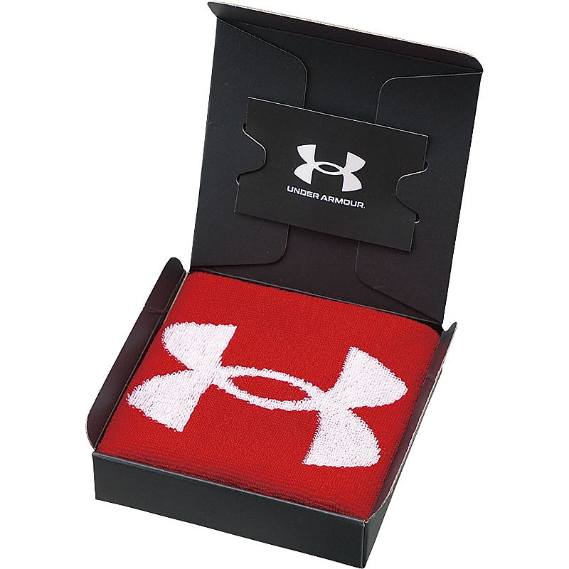 ( アンダーアーマー / シンボル ) タオルハンカチ ( レッド ) ( 662-3995p )