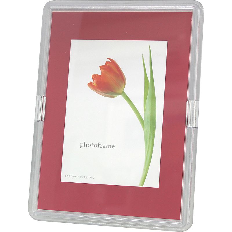 カラーフォトフレーム ( レッド ) ( 662-4937p )