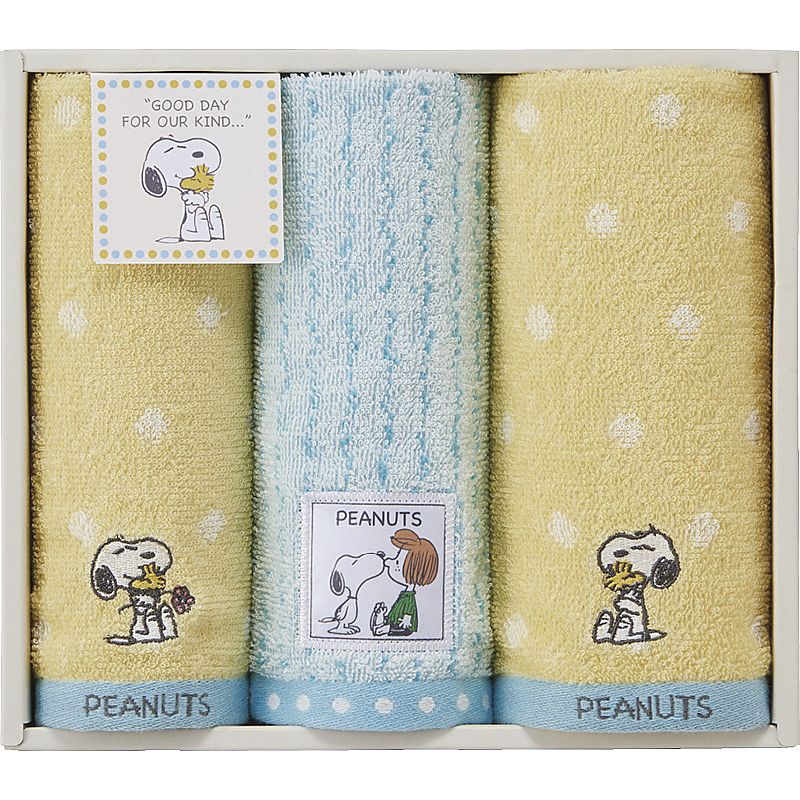 ( スヌーピー ) フェイスタオル&ウォッシュタオル2P ( 662-5221p )