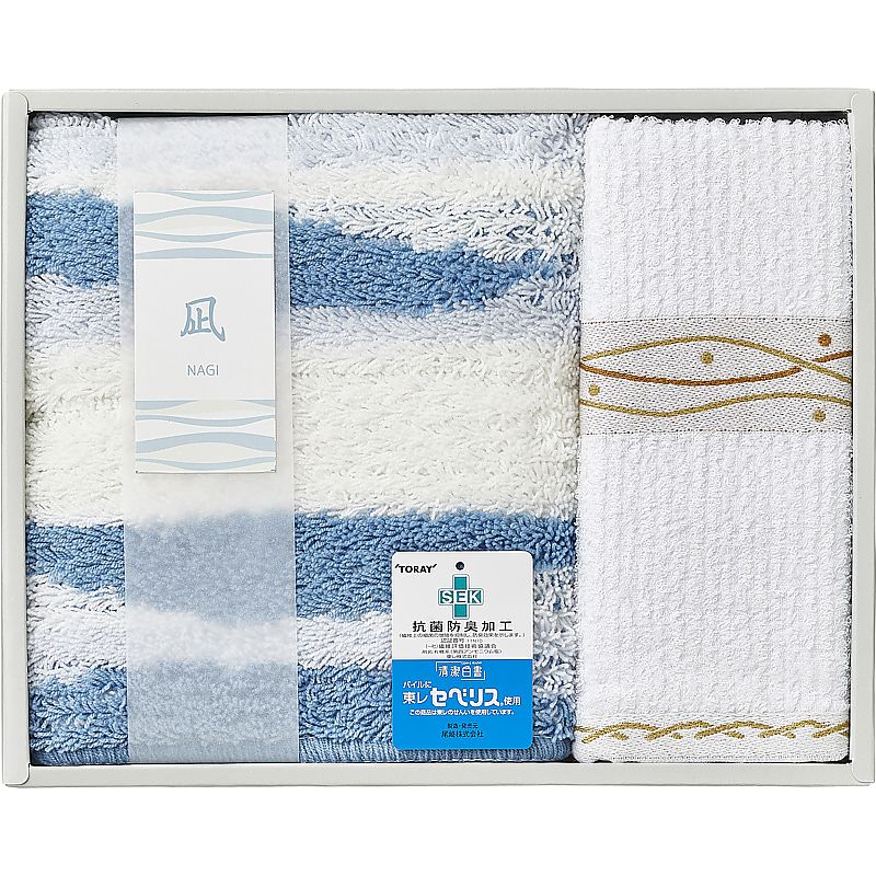( 凪 ) バスマットS&フェイスタオル ( 662-5520p )