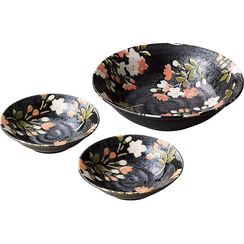 ( 宇野千代 / 花和み ) 香物鉢揃 ( 662-5864p )