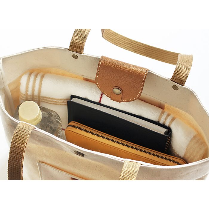 ( HaL / 倉敷産帆布×姫路レザー ) Aライントート ( 662-6363p )