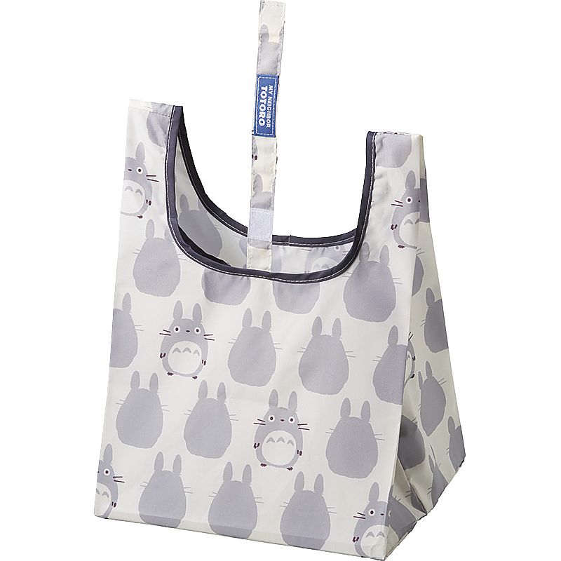 となりのトトロ 大トトロパターン ミニエコバッグ 662-6615p