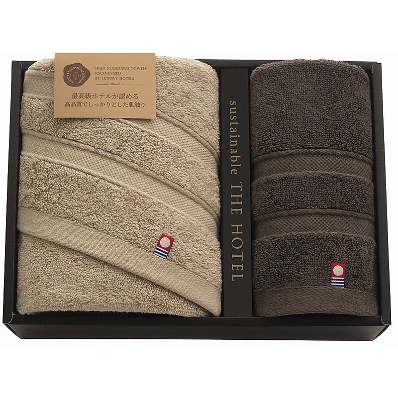 サステナブル THE HOTEL ホテル仕様フェイスタオル&ゲストタオル 662-6700p