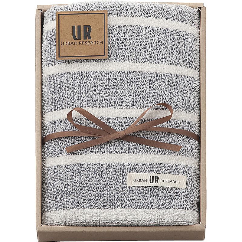 アーバンリサーチ フェイスタオル ブルー 662-6741p