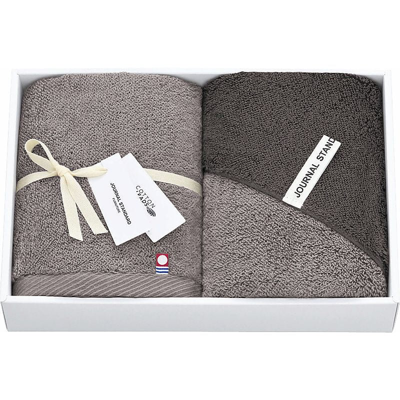 ジャーナルスタンダードファニチャー ツートーン フェイスタオル2P 662-6750p