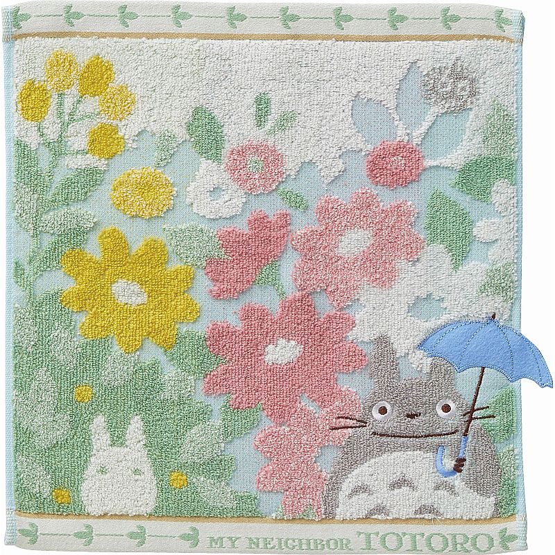 となりのトトロ 花景色 ウォッシュタオル 662-6792p
