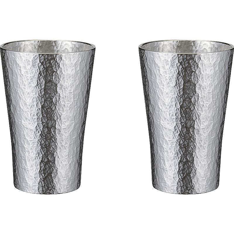 本錫タンブラー150ml 六花(りっか)小ペア 662-6942p