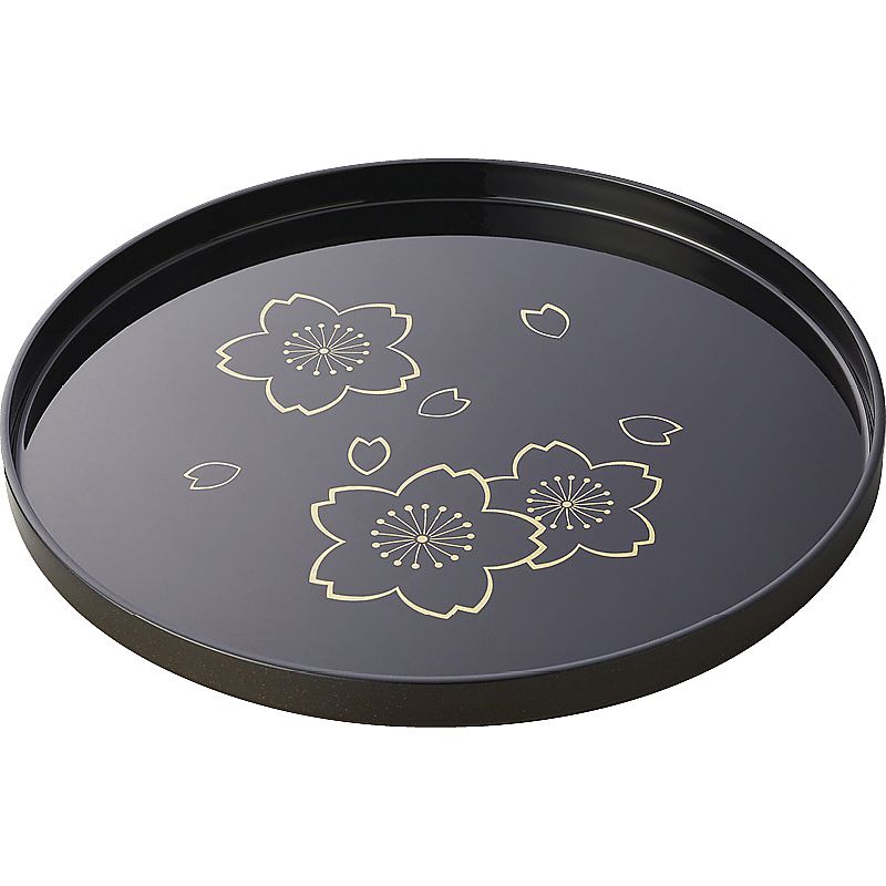 日展作家 橋爪靖雄 夢桜 10.0丸盆 662-7036p