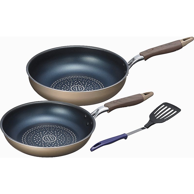 ブラナーノⅡ IH対応フライパン26cm&いため鍋28cm(ターナー付) 662-7057p