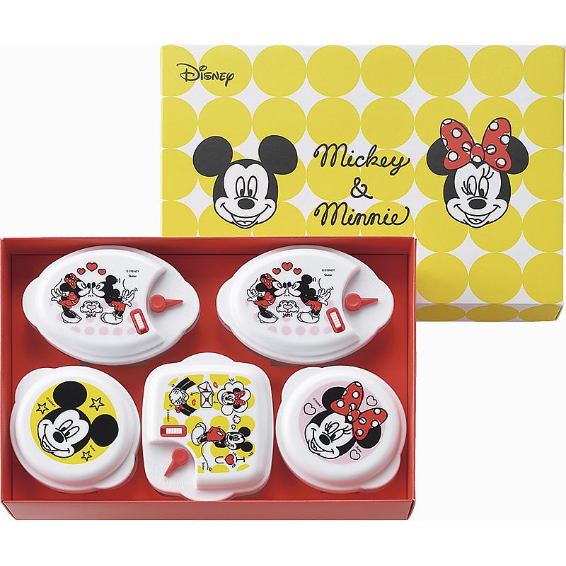 ミッキー&ミニー ポップトーン 電子レンジ容器5pc 662-7070p