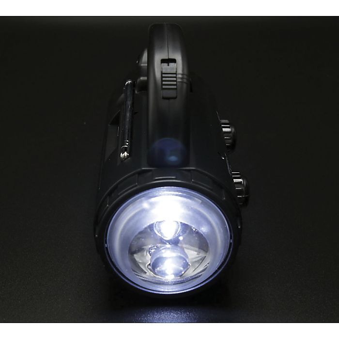 STAR★LIGHT 乾電池/充電池式 手回し充電ラジオライト 662-7108p