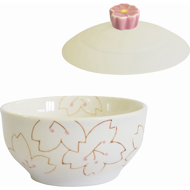 シリコンふた付き レンジ小鉢 さくら 662-7171p