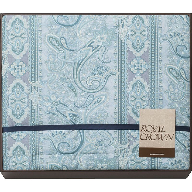 ロイヤルクラウン 洗える羽毛肌掛ふとん グリーン 662-7626p