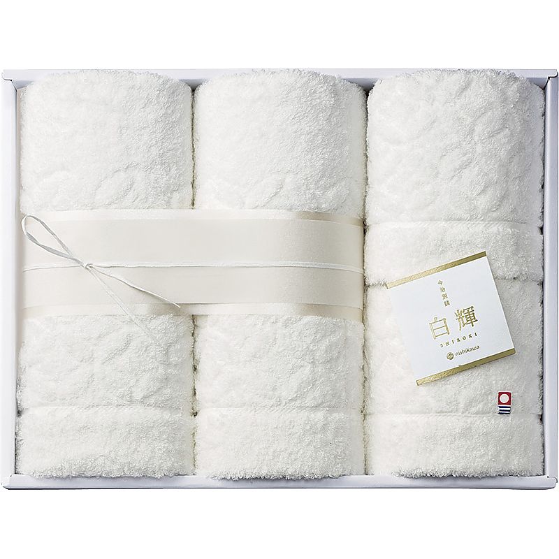 西川 白輝 バスタオル2P&フェイスタオル2P 662-7719p