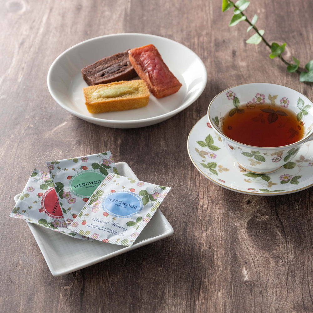 WEDGWOOD フィナンシェ&ウェッジウッド ワイルドストロベリー ティーバッグアソート 14個