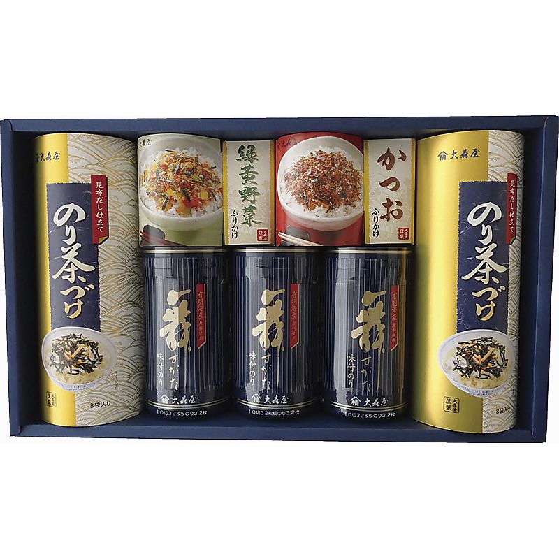 ( 大森屋 ) 卓上のり・お茶漬・ふりかけ詰合せ