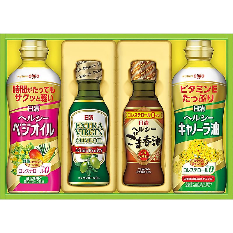 ( 日清 ) オリーブオイル&バラエティオイルギフトセット ( 700-5875p )