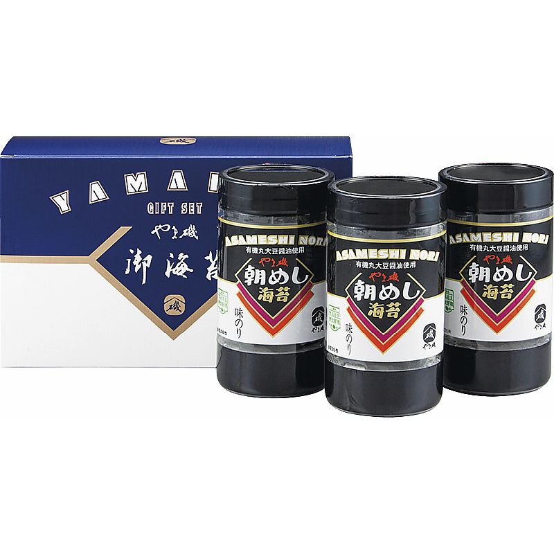 ( やま磯 / 朝めしカップ ) 卓上味付海苔ギフト ( 700-6762r )
