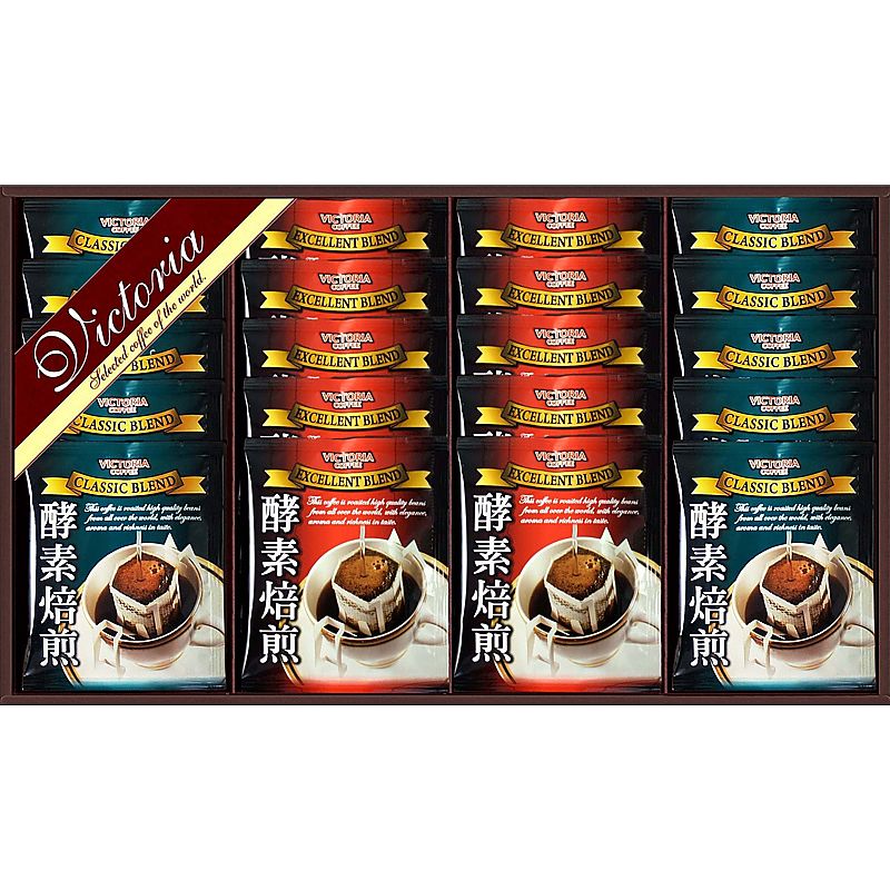 ( ビクトリア珈琲 ) 酵素焙煎ドリップコーヒーセット ( 702-0041p )