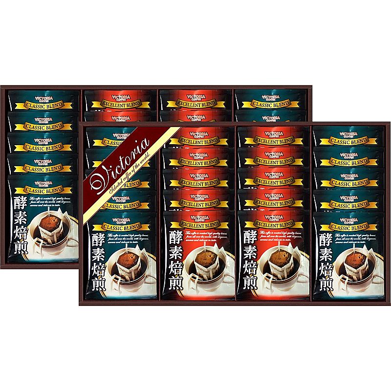 ( ビクトリア珈琲 ) 酵素焙煎ドリップコーヒーセット ( 702-0044p )