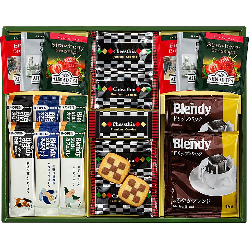 ( ブレイクタイム / プレミアムギフト ) クッキー&コーヒー&紅茶 ( 702-0276p )