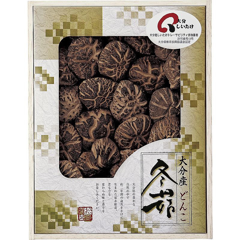大分産椎茸茶花どんこ(木箱入) ( 702-0452p )