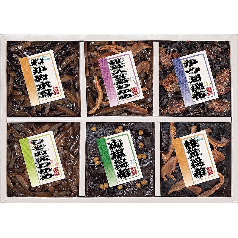( 廣川昆布 ) 御昆布 6品佃煮詰合せ ( 702-0513p )