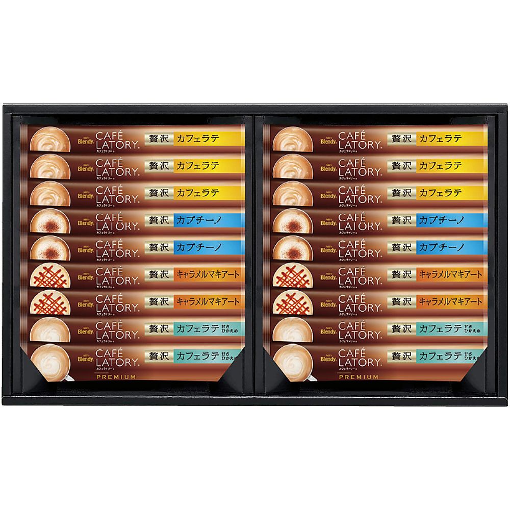 AGF ブレンディカフェラトリースティックプレミアムギフト 702-2136p