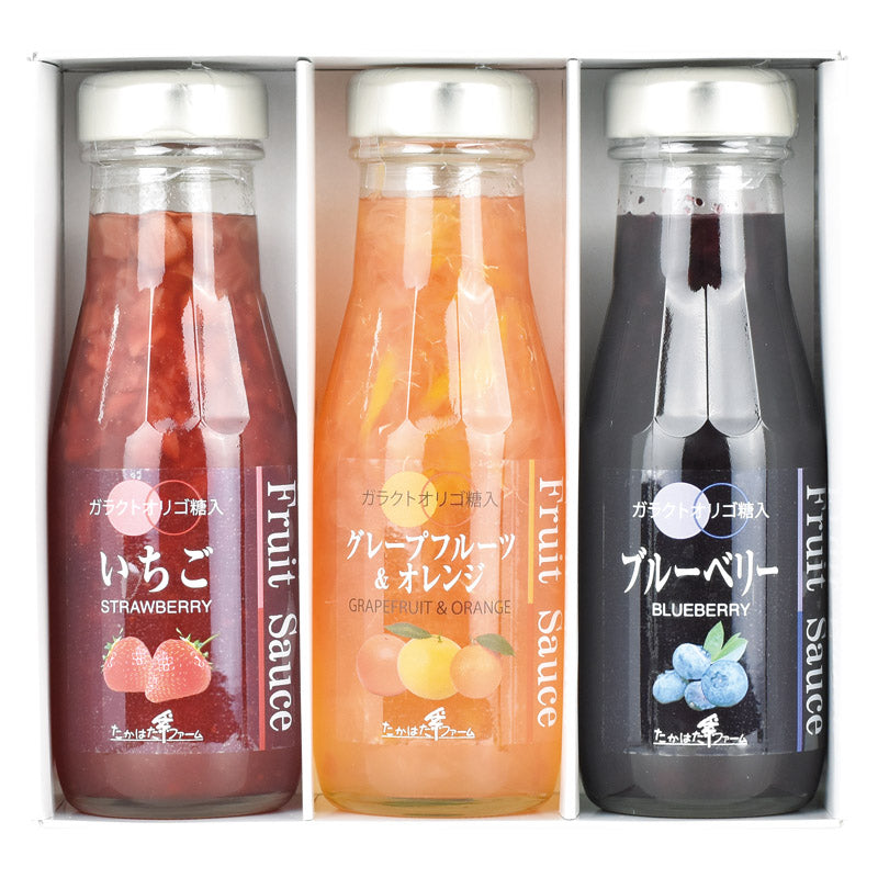 たかはたファーム フルーツソース3本詰合せ 702-2169p