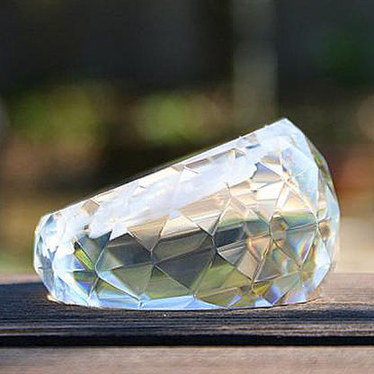 名入れ クリスタル ペーパーウエイト 2Dインサイドレーザー加工 | ダイヤカット