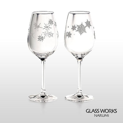 グラスワークス ナルミ | スノー＆スター ペアワイングラス