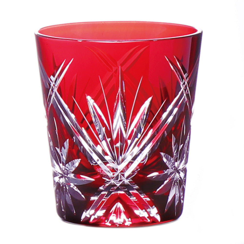 グラスワークス ナルミ | 色着せオールドグラス ワルツ 赤