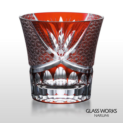 グラスワークス ナルミ | 色被せオールド スワール 赤