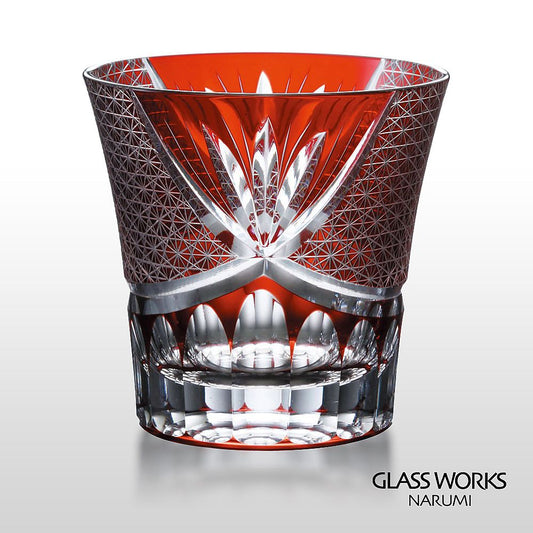 グラスワークス ナルミ | 色被せオールド スワール 赤