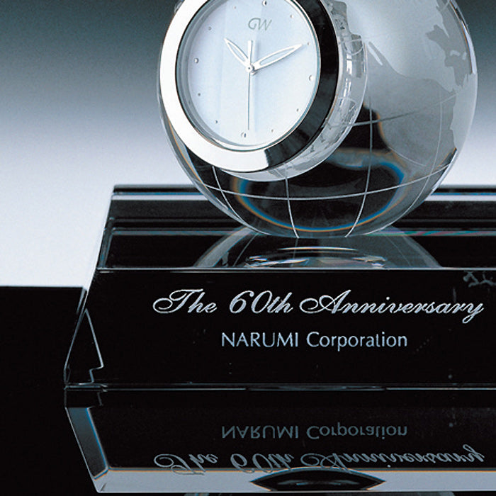グラスワークス ナルミ | アースクロック | 名入れ メッセージ 名前入り
