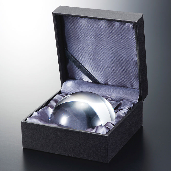 グラスワークス ナルミ | ルーペペーパーウエイト | 名入れ メッセージ 名前入り