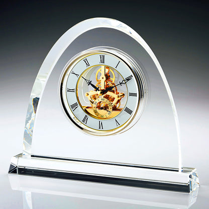 グラスワークス ナルミ | オーバル スケルトンクロック