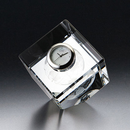 グラスワークス ナルミ | 3Dアース キューブクロック