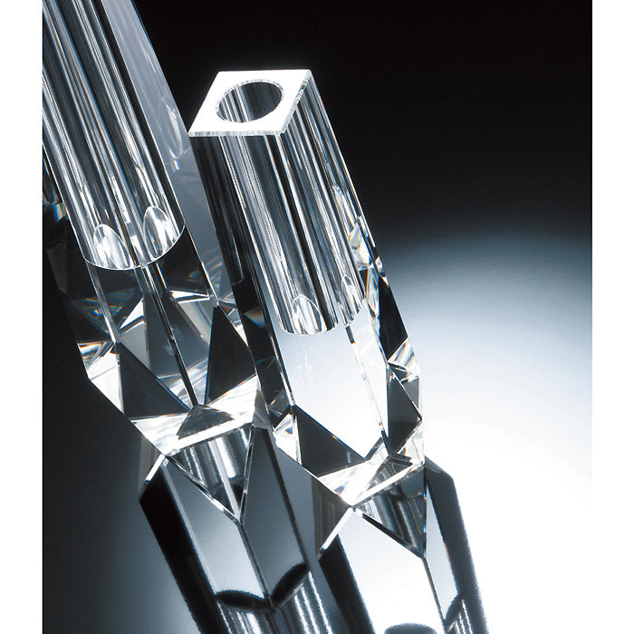 グラスワークス ナルミ | ピタゴラス 一輪挿し CS | 名入れ メッセージ 名前入り