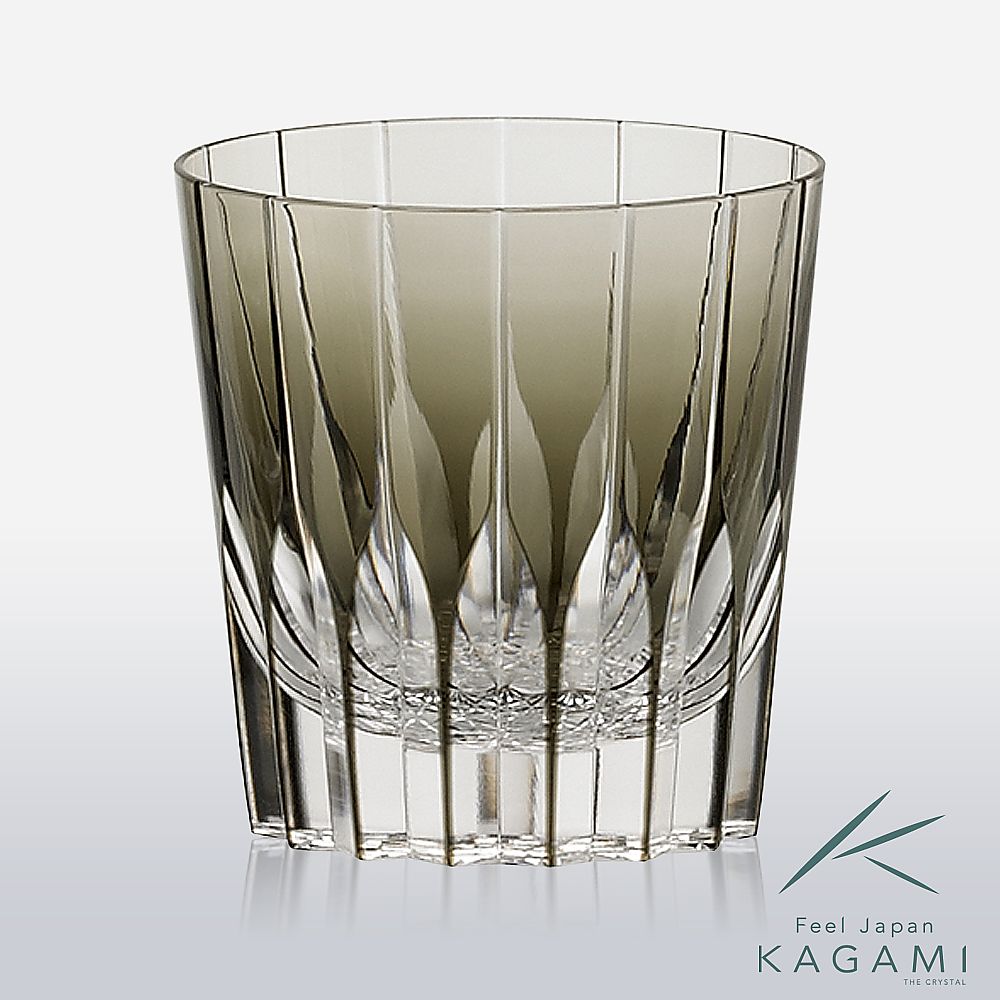 カガミクリスタル KAGAMI | ロックグラス T705-2818-BLK