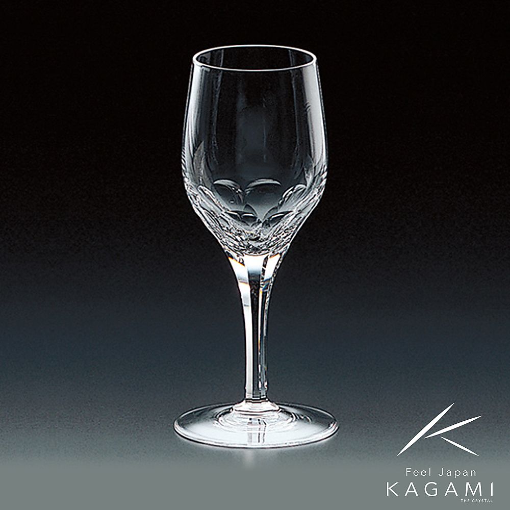 カガミクリスタル KAGAMI | 白ワイングラス プレステージライン K9803-F8