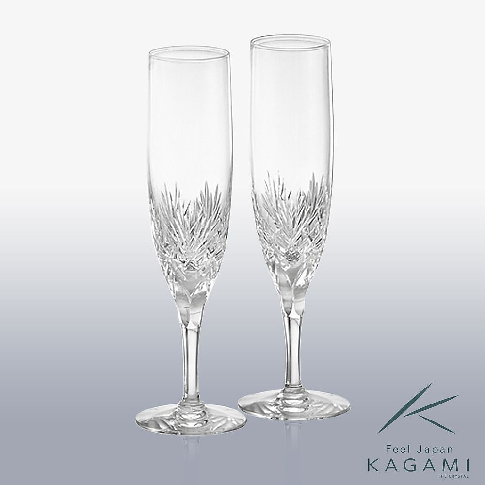 カガミクリスタル KAGAMI | ペアシャンパングラス ボナール KWP250-2532