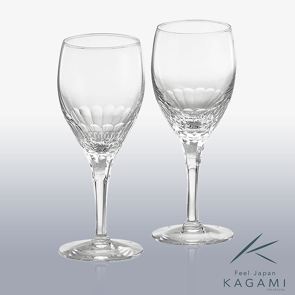 カガミクリスタル KAGAMI | ペアワイングラス エクラン KWP249-2533