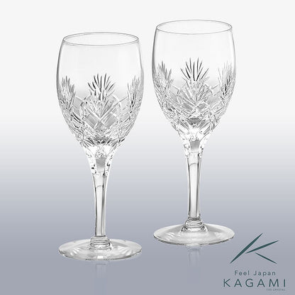 カガミクリスタル KAGAMI | ペアワイングラス ボナール