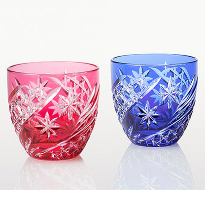 カガミクリスタル KAGAMI | 江戸切子 ペア冷酒杯 星芒