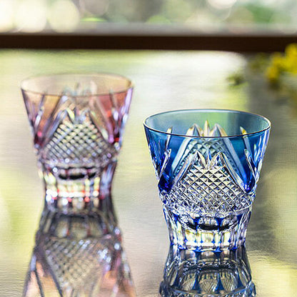 カガミクリスタル KAGAMI | 江戸切子 ペア冷酒杯 富士